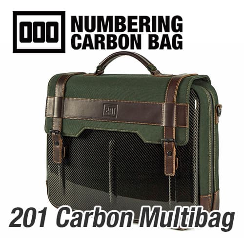 _201 Carbon Multibag_ Khaki Green 3K Twill carbon hardshell